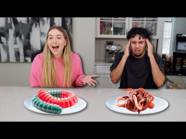 GUMMY FOOD VS REAL FOOD CHALLENGE!