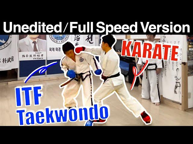 I Fought A Taekwondo Champion! UNEDITED/FULL SPEED VERSION