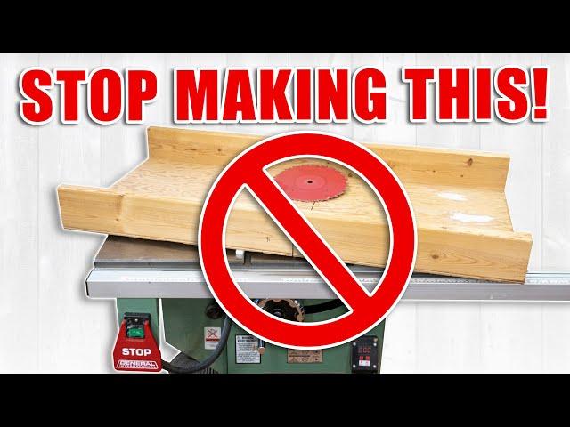 STOP Making Out-Dated Table Saw Sleds, Do This Instead