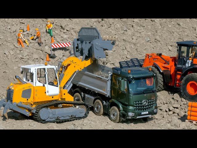 STUNNING RC TRUCK, RC MACHINE COLLECTION! RC EXCAVATOR, RC DOZER, RC MAN SCALEART, RC CUT 914 DIGGER