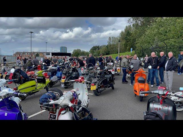 City Of Liverpool Scooter Club Open Day And Grand Rideout .  August 13th 2023 . Alder Park  .