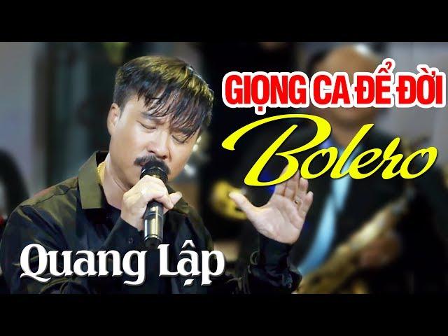 QUANG LẬP BOLERO - Chiều Sân Ga | Nhạc Vàng Bolero Xưa Hay Tê Tái Giọng Ca Để Đời