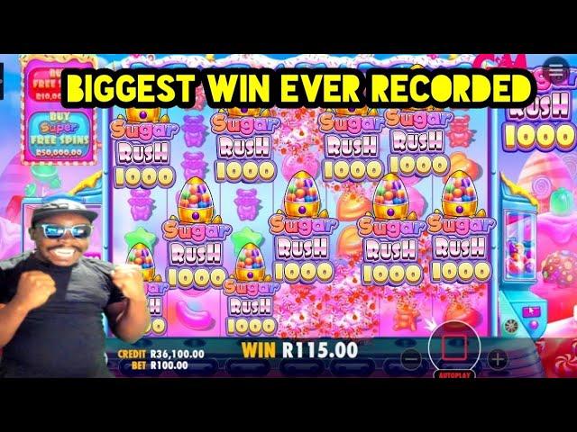 "Breaking Records: My Biggest Win on Sugar Rush 1000 Slot! "