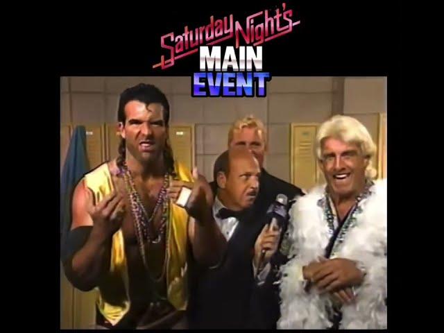 Ric Flair, Razor Ramon and Mr Perfect on WWF's Saturday Night's Main Event #ricflair #wwf #wwe #wcw