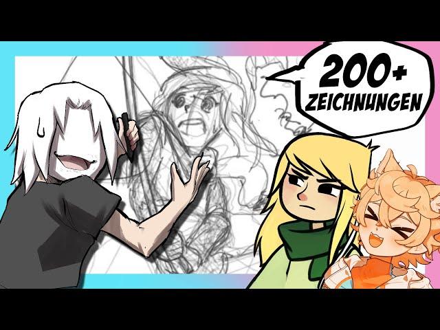 Zeichnen mit LinaFleer, Maudado, Lennyficate uvm! | Eistuete Livestream | Drawinglikeasir