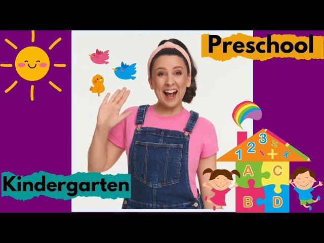 Preschool & Kindergarten Learning Videos - Phonics, Colors, Shapes & more with Songs & Activities.