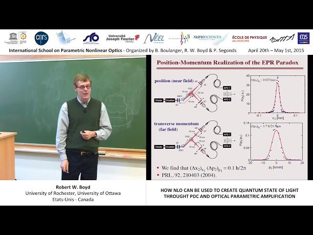 12/44 NLO to create quantum state of light through PDC & OPA