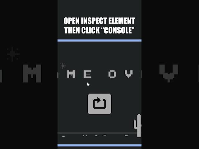 How to get GOD MODE In Chrome Dinosaur Game!