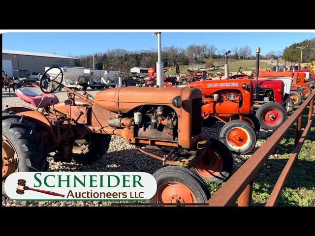 December Online Equipment Auction Preview with Schneider Auctioneers.