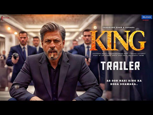 KING - Official Trailer | Shahrukh Khan | Suhana Khan | Sujay Ghosh | King Movie Announcement