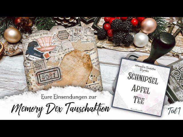 Junk Journal / deutsch / Eure Einsendungen für Dezmeber Teil 1 / #memorydexparty