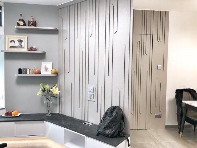 恆景花園｜約685尺3房單位｜黑白灰風格｜室內設計｜公屋裝修｜居屋設計｜舊樓翻新｜新樓設計｜訂造傢俬｜商業設計｜
