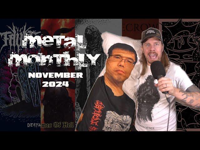 METAL MONTHLY NOVEMBER 2024 Featuring: Inverted Cross, Stenched, Faüst, Scarecrow, Auriferous Flame