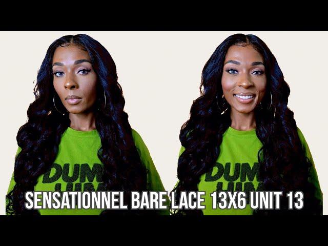 A $40 Must Have! Sensationnel Lace Front Wig BareLace Glueless 13X6 Unit 13