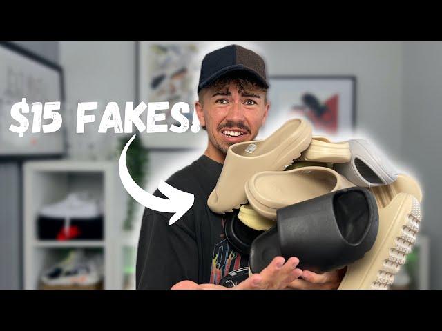 I Bought Every FAKE Yeezy Slide I Could Find (They’re Everywhere)