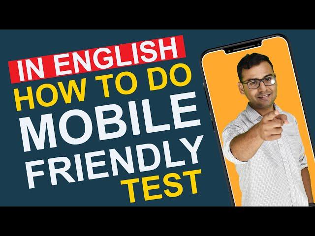 How to do Mobile friendly Test | Mobile Friendly Check | (in English)