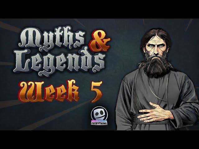 Myths and Legends Week 5! - Cards, the Universe and Everything (CUE)