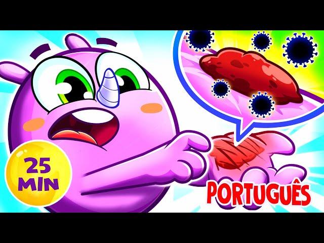 Canção da Casquinha de Ferida | + Melhores Histórias Infantis por Baby Zoo Português 