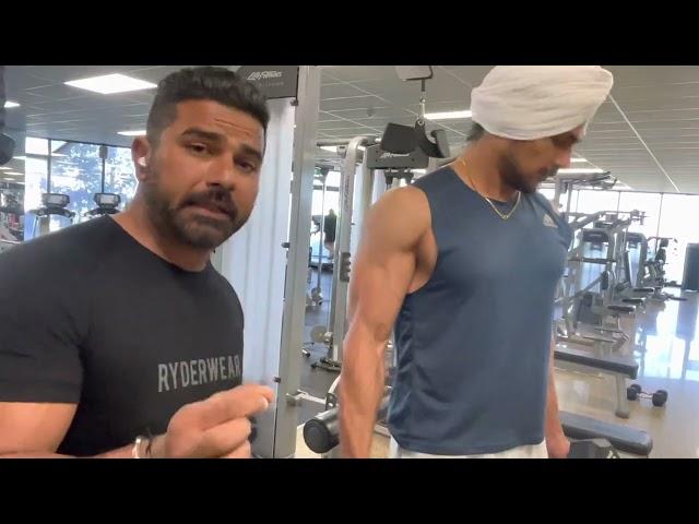 ਡੌਲਿਆ ਦੇ ਰੌਲੇ ਦੇ ਨਾਲ ਨਾਲ Back ਦਾ ਭੜਾਕਾ Biceps and Back workout ️‍️