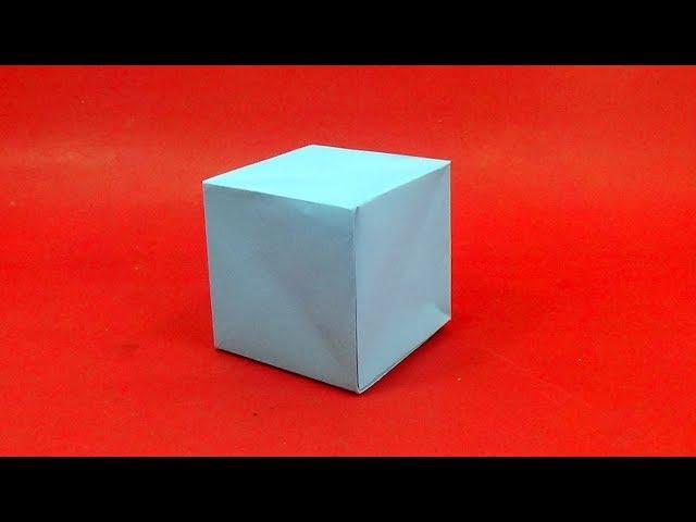 Easy Way To Make An Origami Paper Cube Box - Handmade Cube Box