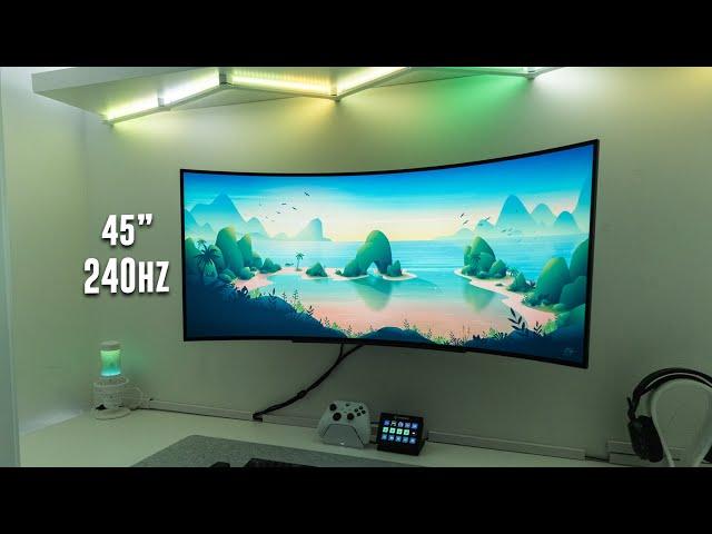 Switching To The 45" LG Ultragear OLED Ultrawide Gaming Monitor!