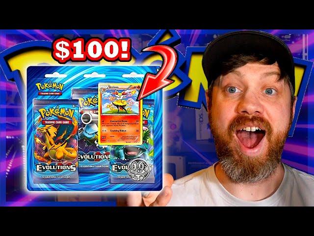 Why So Much?! XY Evolutions Triple Blister Pack Opening - Pokemon card opening
