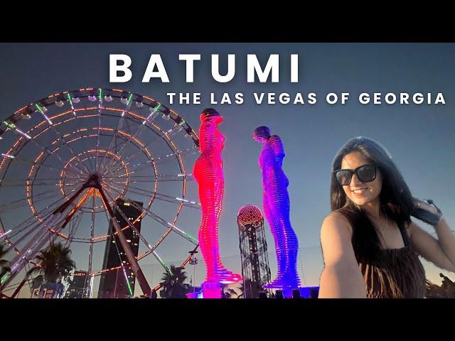 Solo Indian Girl Exploring Batumi - The Las Vegas of Georgia | Complete Tour | Heena Bhatia