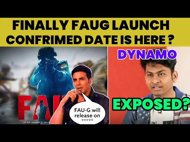 FINALLY FAUG GAME LAUNCH DATE IS HERE?|I WILL EXPOSE DYANAMO GAMING TODAY| FAUG VS PUBG LATEST NEWS