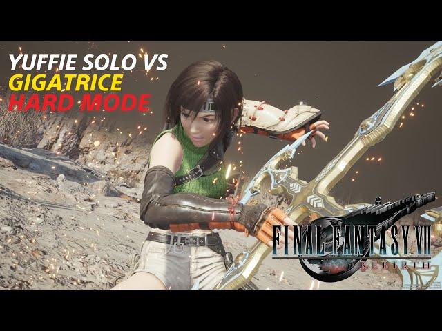 Yuffie Solo vs Gigatrice Hard Mode - Final Fantasy VII Rebirth