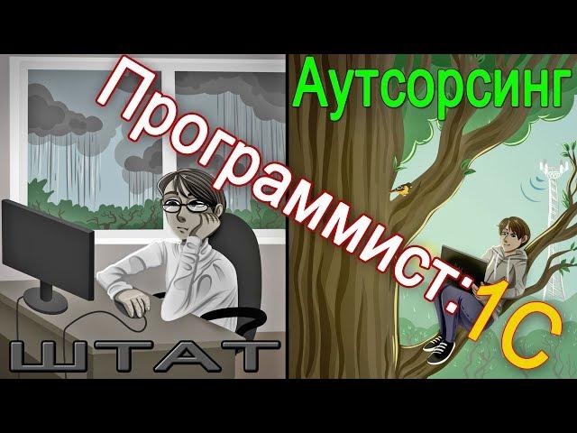 Programmer:1C. Hire a staff or outsourcing? Are there any differences?