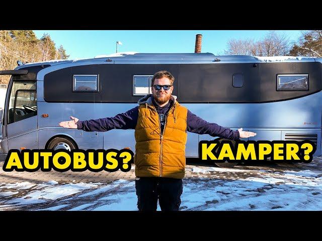 NIEGDYŚ AUTOBUS, DZIŚ OGROMNY KAMPER *18 TON DMC*