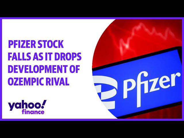 Pfizer stock drops as it ends development of Ozempic rival