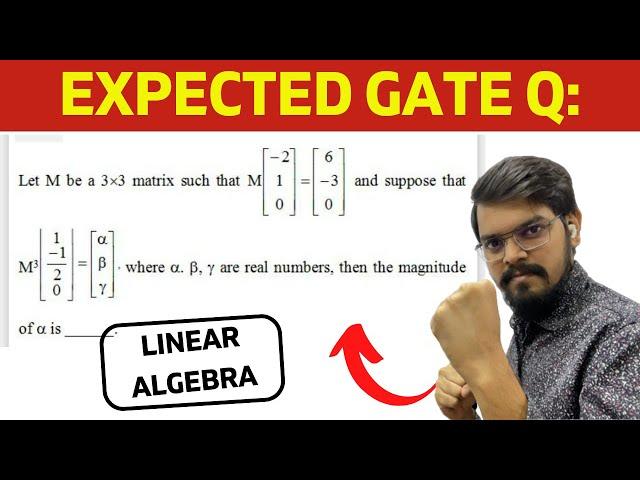 Expected GATE 2025 Question from Linear Algebra