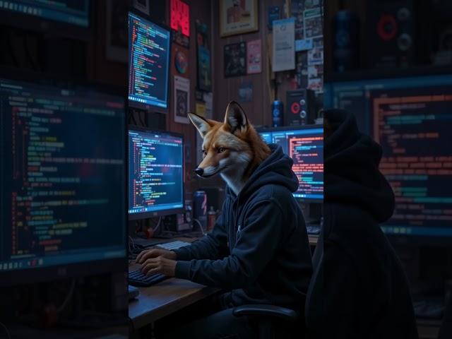 Fox Hacker: Breaking Codes, Not Rules  #shorts