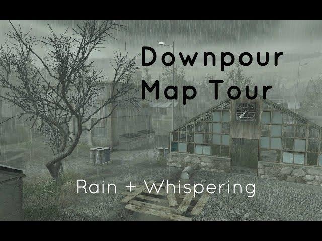 (ASMR) Downpour Map Tour | Rain + Whispering