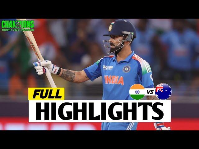 India vs Australia ICC Champions Trophy 2025 Match Highlights | IND Vs AUS Highlights