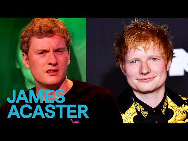 Jimmy Carr Did Backing Vocals On Ed Sheeran's Single | James Acaster | Big Fat Quiz Of The Year 2021