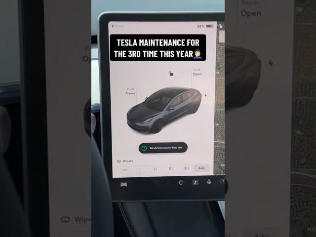 My tesla needed maintenance for the 3rd time this year 