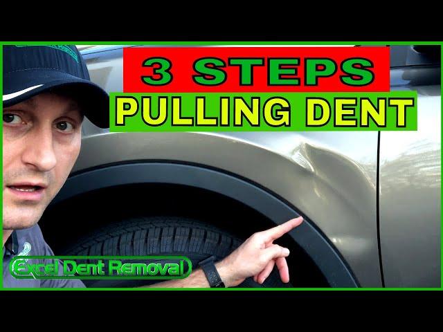 3 Steps To Pulling Out A Dent On A Car