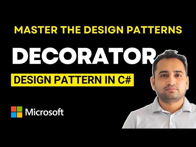 What is Decorator Design Pattern in C# | Decorator design Pattern with Example 