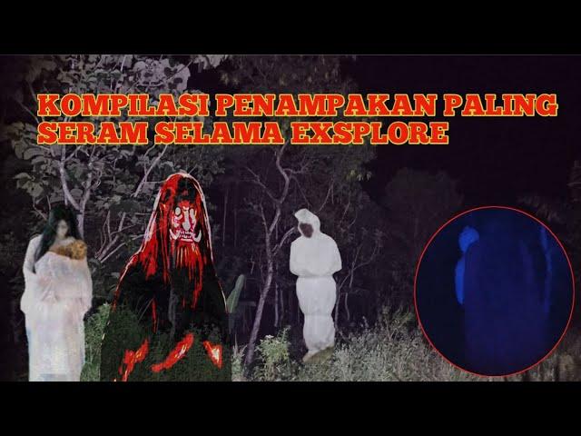 Kompilasi penampakan seram saat Live Misteri di hutan angker