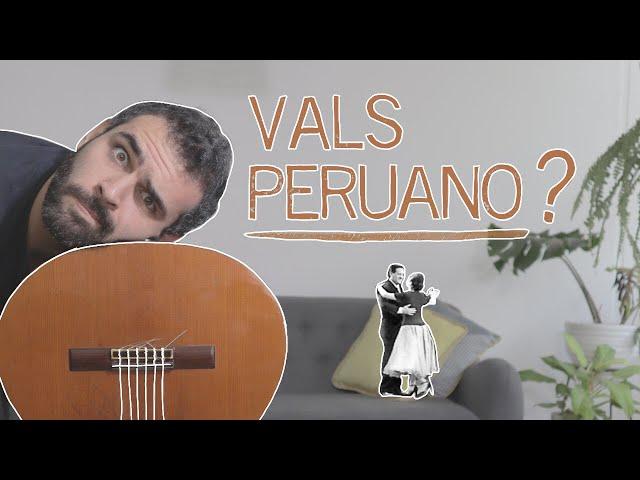 COMO ACOMPAÑAR el VALS PERUANO - TUTORIAL de GUITARRA CRIOLLA con todo su RECUTECU