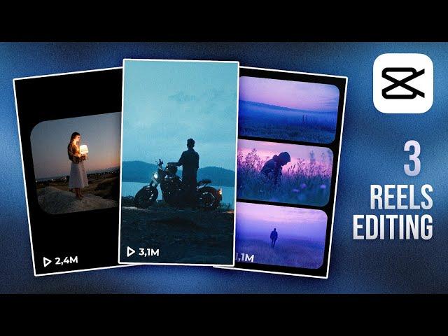 How To Create 3 Trending Cinematic Reels | CapCut Editing Tutorial