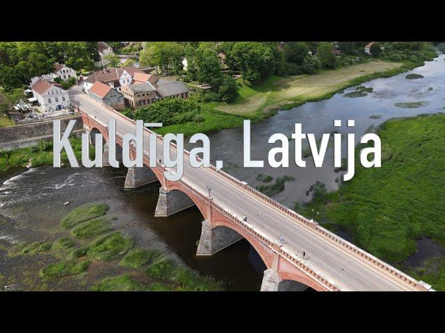 Kuldīga Latvia - 4K Cinematic drone footage 2022