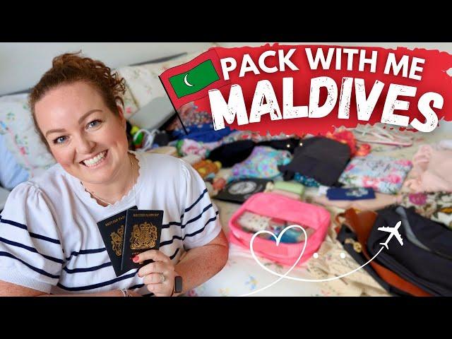 PACK WITH ME: MALDIVES!  ️ holiday prep, long-haul flight essentials & best travel hacks & tips 