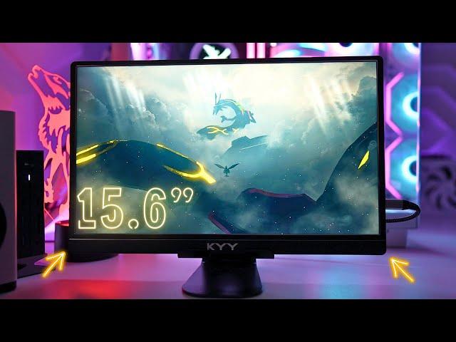 Best 1080P Monitor ? KYY K3 15.6-inch Portable Monitor Review (K3-2) 