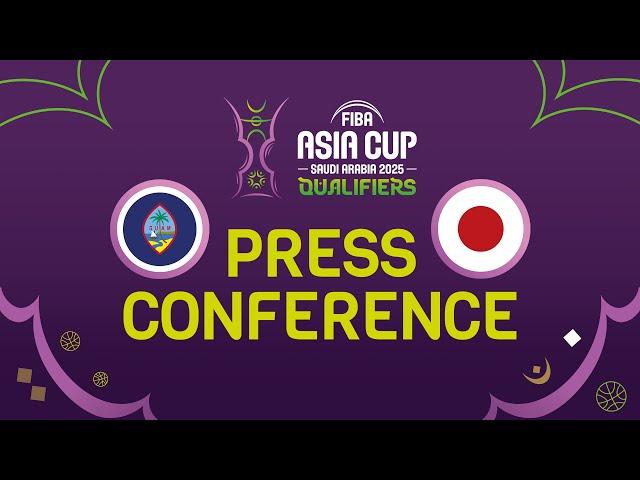 Guam v Japan - Press Conference - FIBA Asia Cup 2025 Qualifiers