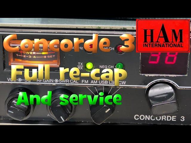 EP 140 - HAM International Concorde 3 - Full re-cap and service.