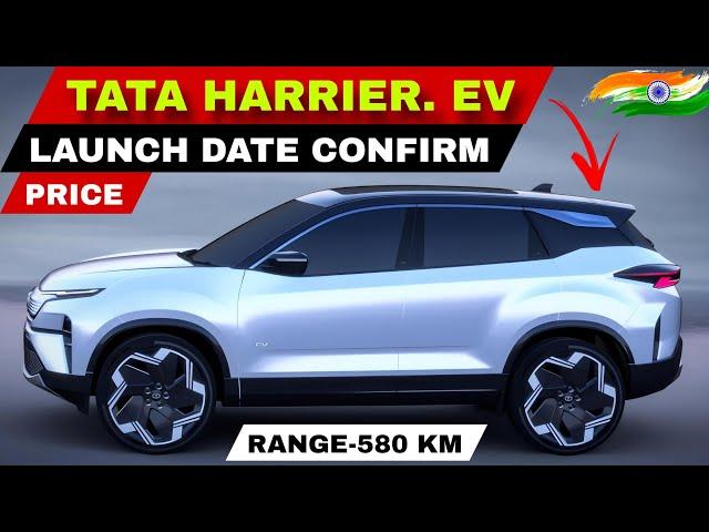 TATA HARRIER .EV LAUNCH DATE CONFIRM , RANGE - 580 KM , PRICE AND ALL DETAILS