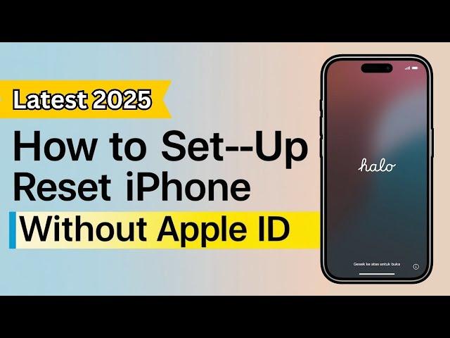 How to Set-Up iPhone Without Apple iD. ! Set-Up Your iPhone After Reset Without Apple iD 2025